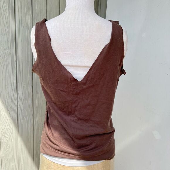 Guess Y2K Vintage Cotton Tee Tank Art Deco Graphic Rhinestone Embellished - LG - Picture 3 of 9